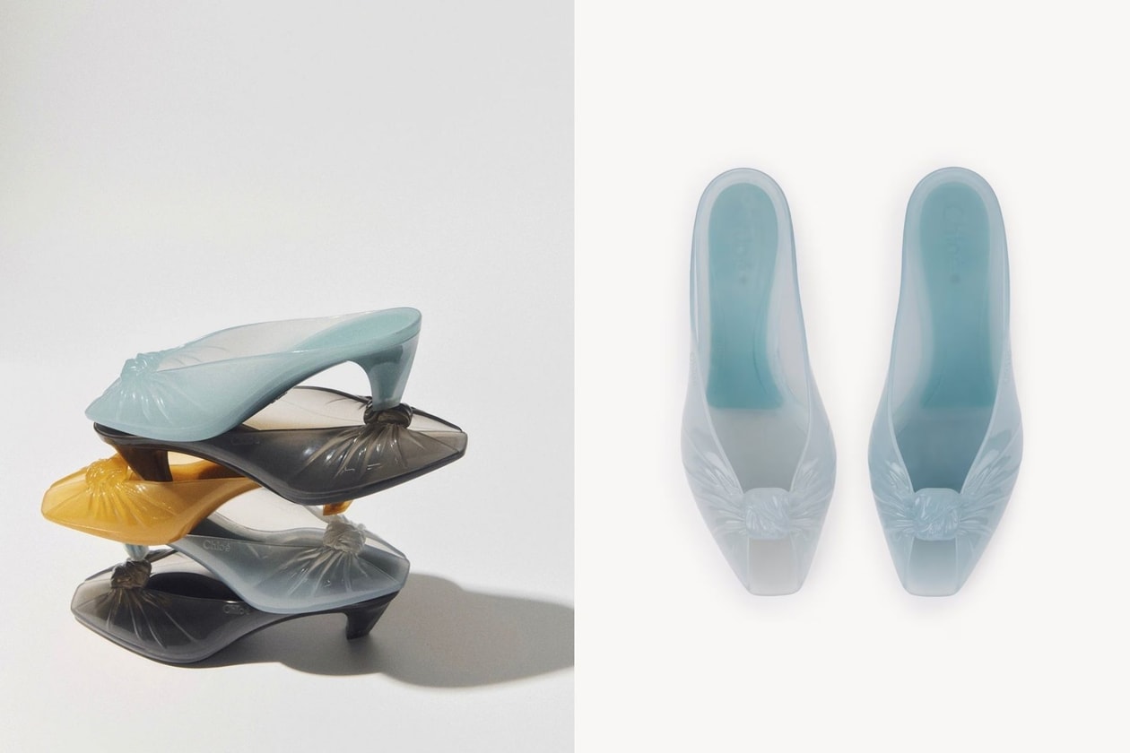 像是從 Barbie 衣櫃走出來！Chloé 全新夢幻果凍鞋系列，實現雨天的優雅穿搭