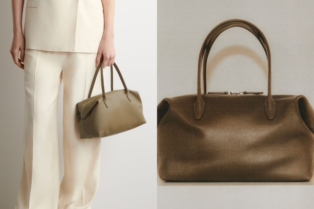 COS Montmartre Bowling Bag Spring Summer 2026 Black Leather The Row Dupe