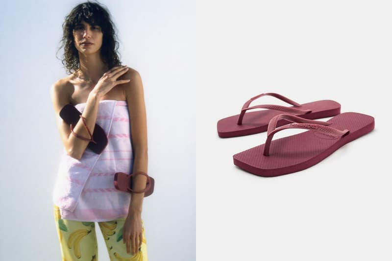 Havaianas x Zara 聯名涼鞋開賣：2026 必買平底夾趾涼鞋，極簡方頭設計、售價、色號整
