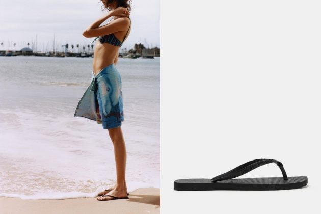 Havaianas x Zara 聯名涼鞋開賣：2026 必買平底夾趾涼鞋，極簡方頭設計、售價、色號整