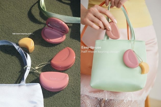 hince 沁藍冰晶腮紅 Half Moon Cheek：Cream-to-Powder 質地、7 款色號、鑰匙圈設計全攻略