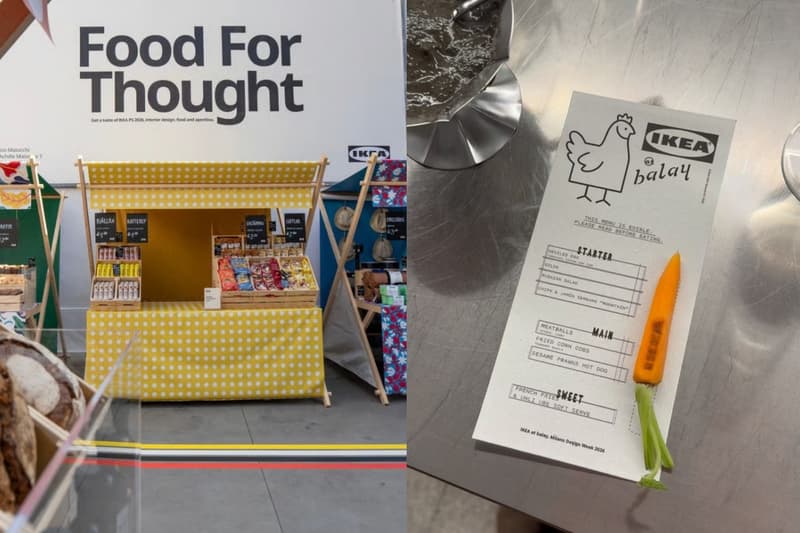 米蘭設計週最瘋狂聯乘：IKEA 竟然把「紙本訂單」變成了可以吃下肚的餐點！
