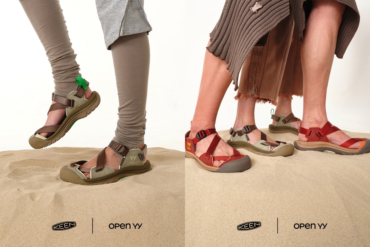 KEEN x OPEN YY 首度聯乘：話題最高 ZERRAPORT II 涼鞋
