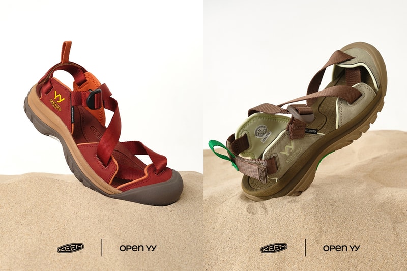 KEEN x OPEN YY 首度聯乘：話題最高 ZERRAPORT II 涼鞋