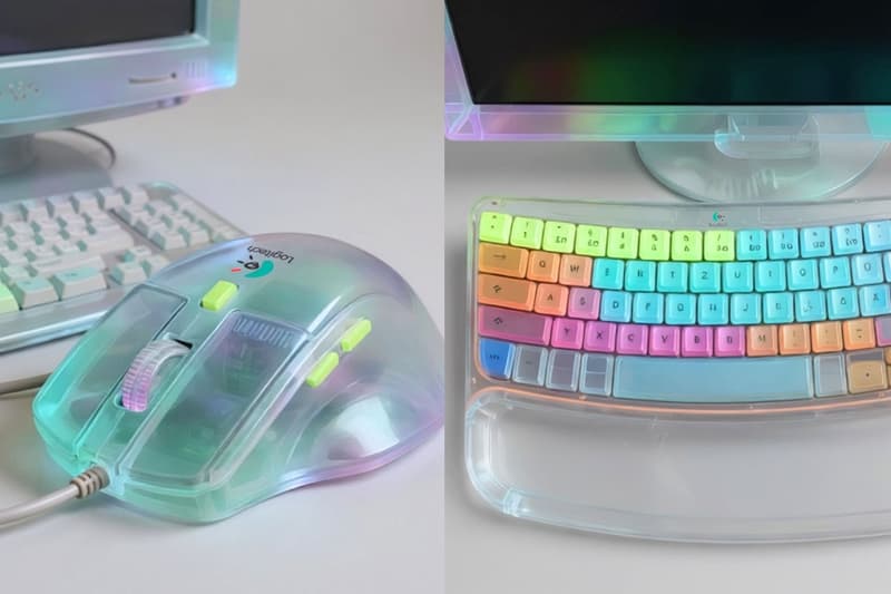 Logitech Y2K 透明系列：透明滑鼠、彩色鍵盤都只是愚人節玩笑？