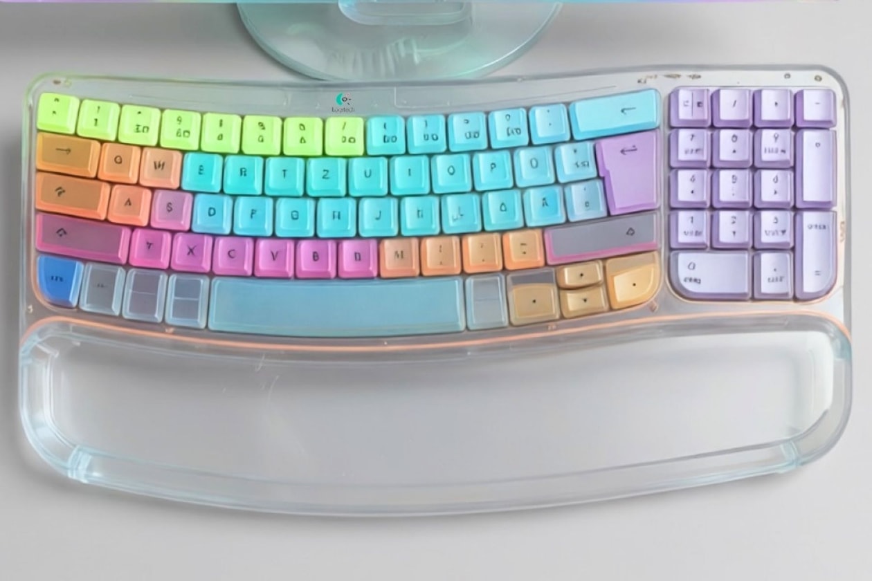 Logitech Y2K 透明系列：透明滑鼠、彩色鍵盤都只是愚人節玩笑？