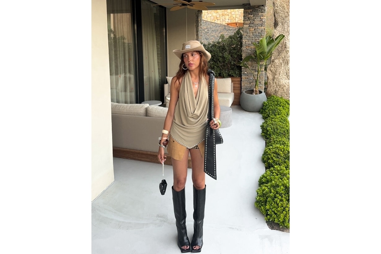 音樂節穿搭技巧：厚底長靴與短版上衣的黃金比例，小個子也能穿出超模氣場