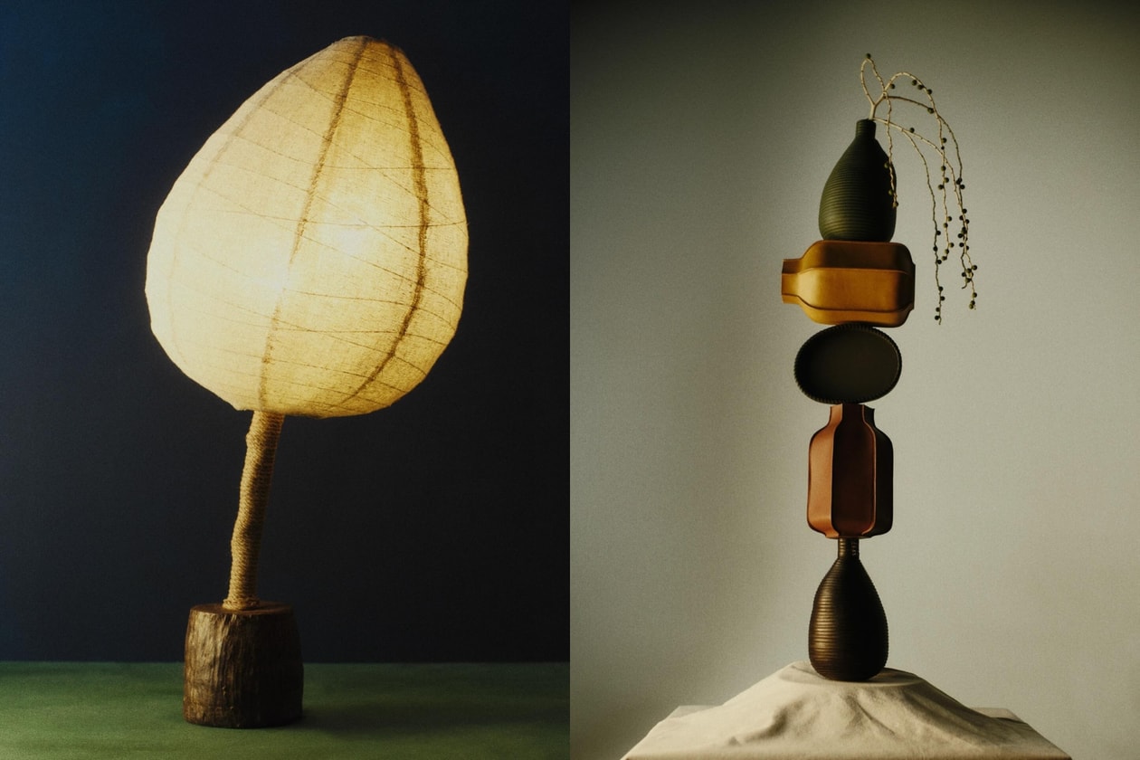 Staud 2024 Spring Summer Home Collection minimalist ceramic vase and tableware