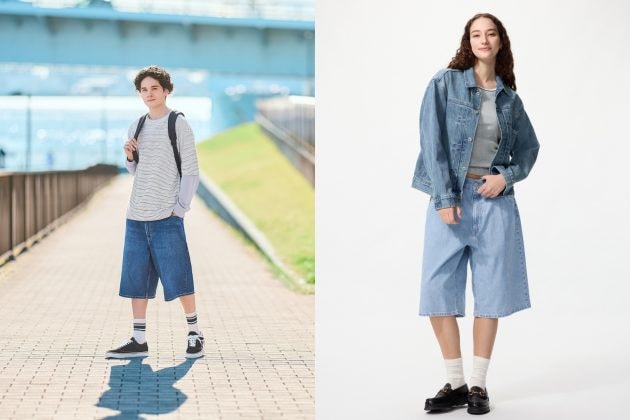 UNIQLO 牛仔五分褲推薦 2026：Jorts 穿搭教學、男女通穿版型、售價 HK$199 起