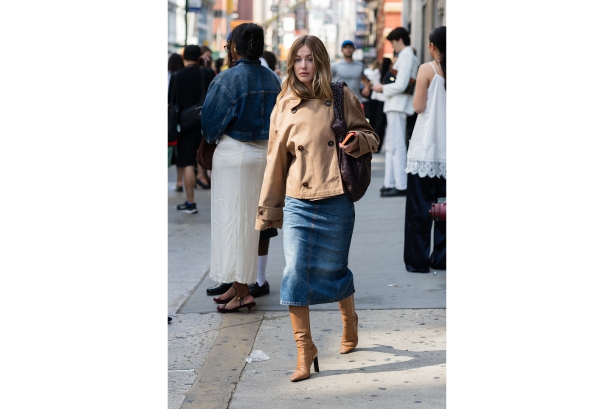 2026 春夏牛仔裙穿搭：長裙、短裙、A 字裙靈感，韓系法式風格一次學會