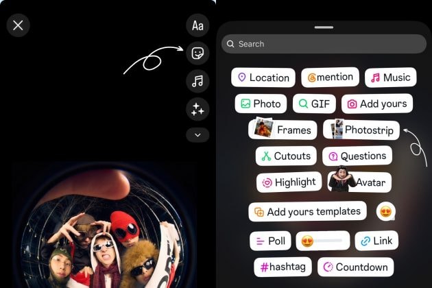 Instagram 限時動態連拍快照貼圖教學｜3 款復古相框與製作步驟