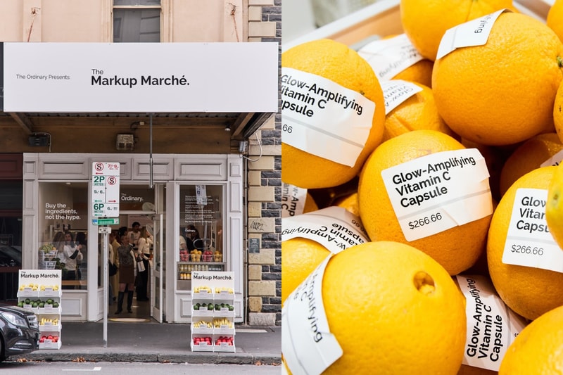 The Ordinary 2026 倫敦快閃店 Markup Marché 概念空間