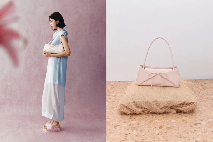 小資價就能入手的浪漫感:CHARLES & KEITH 蝴蝶結肩手袋,夢幻粉色登場!