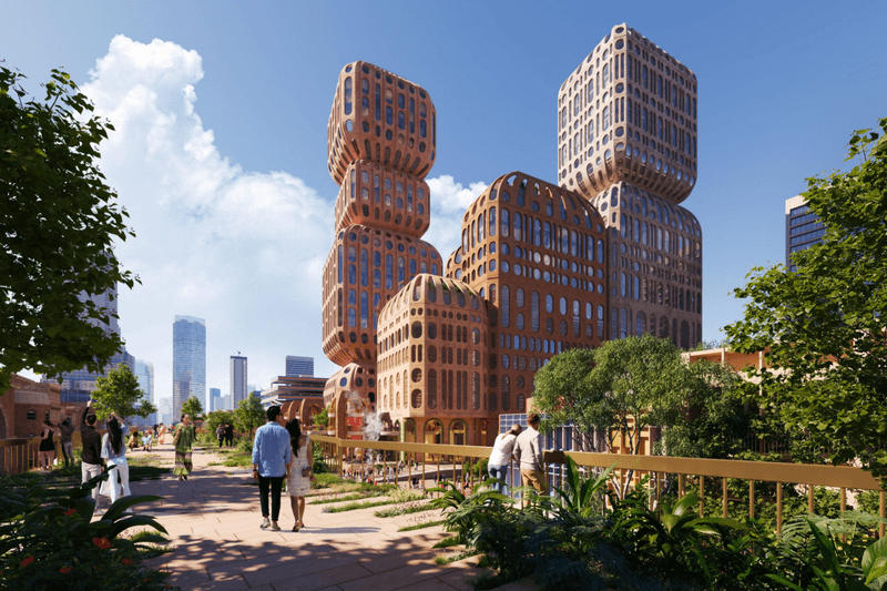 以泰國傳統燈籠為靈感，曼谷新地標 Hatai 將於 2027 年點亮城市天際線！