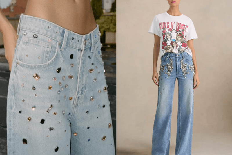 拒絕無聊極簡！普通牛仔褲已經不夠看了，今年夏天時髦女生都在穿「Statement Jeans」！