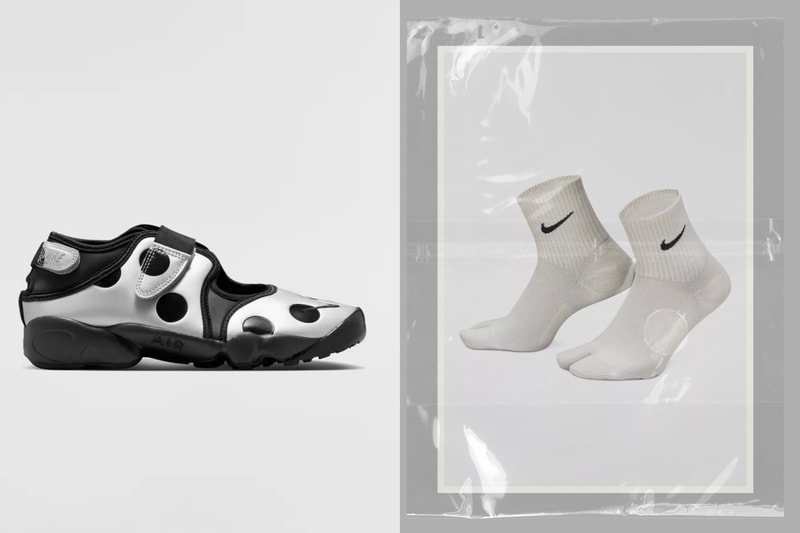 Nike 分趾襪 2026 夏日穿搭推薦：Air Rift 波點忍者鞋完美搭檔