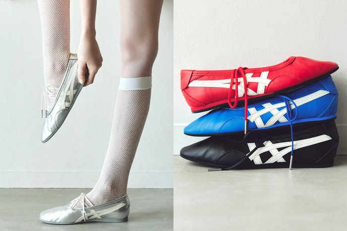 收進現代女生鞋櫃的命定款:Onitsuka Tiger 首雙 GYMNARINA™ 芭蕾舞鞋,雙帶兩穿設計讓人失心瘋