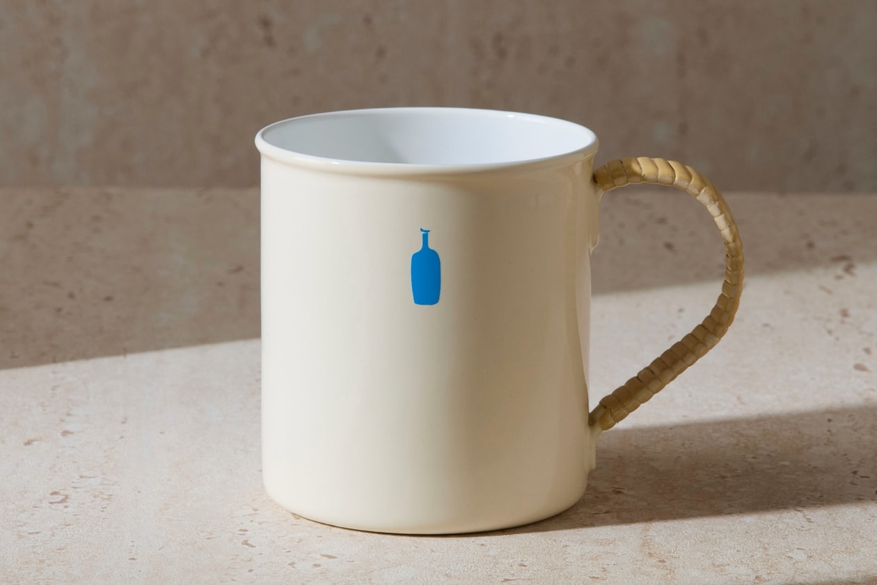 Blue Bottle Coffee limited mug pick: the Hakata-exclusive rattan-wrapped enamel mug makes a surprise debut, blending craftsmanship from Tsubame, Niigata, Japan