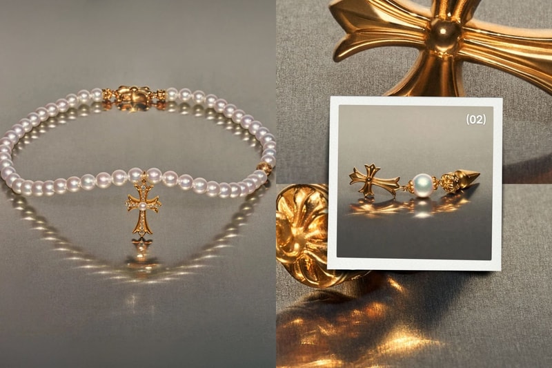 MIKIMOTO x Chrome Hearts 22K金聯乘系列：5款單品發售情報