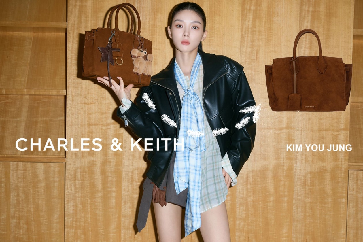 CHARLES & KEITH 2026 秋冬系列：代言人金裕貞演繹 Ginevra 托特包