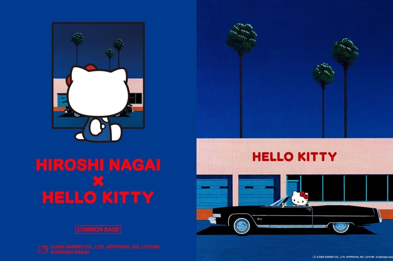 Hello Kitty 走進 City Pop 的夏天，永井博把藍天、泳池與棕櫚樹變成全新聯名