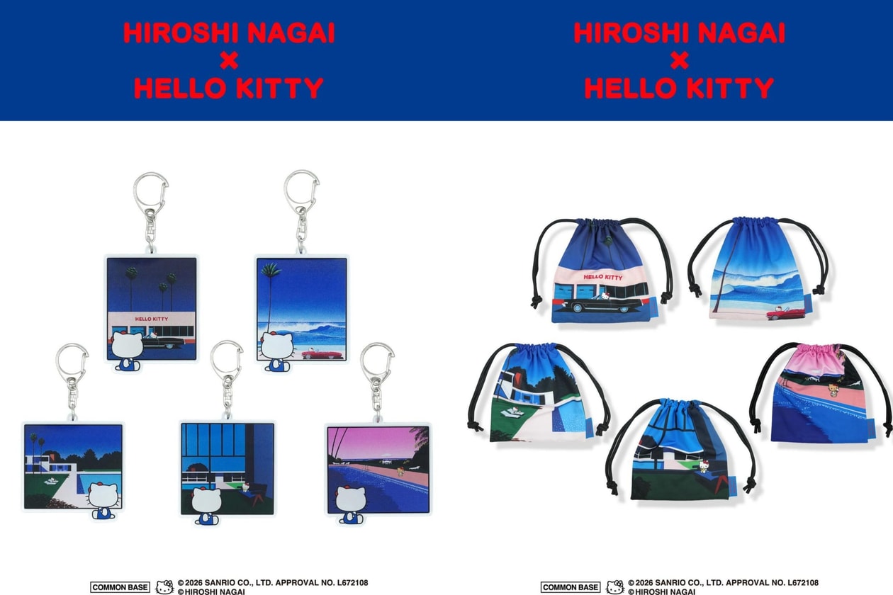 Hello Kitty 走進 City Pop 的夏天，永井博把藍天、泳池與棕櫚樹變成全新聯名