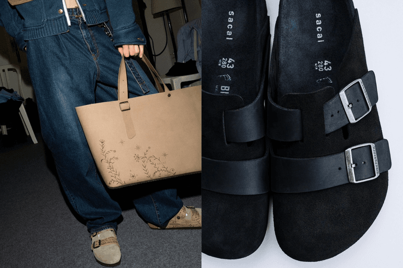 BIRKENSTOCK 與 sacai 首次正式聯名，於 2027 春夏男裝秀首度亮相。 