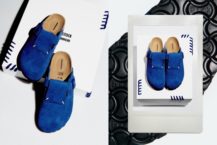 接縫處的手工感太美了！ADER ERROR × BIRKENSTOCK 聯乘第 2 彈登場，經典 Boston 換上「寶藍」新裝