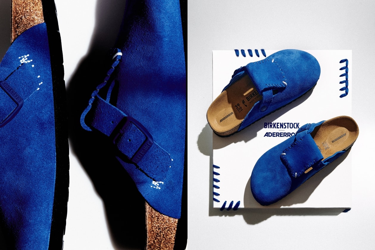 ADER ERROR × BIRKENSTOCK 聯名第 2 彈：寶藍麂皮 Boston 開賣時間與細節