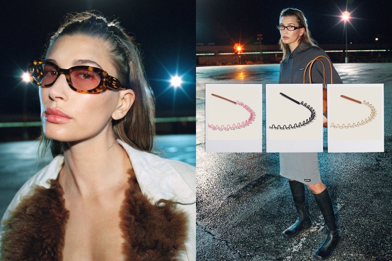 Miu Miu 2026 秋冬波浪髮箍：Hailey Bieber 同款 3 色 Y2K 髮飾高級回歸