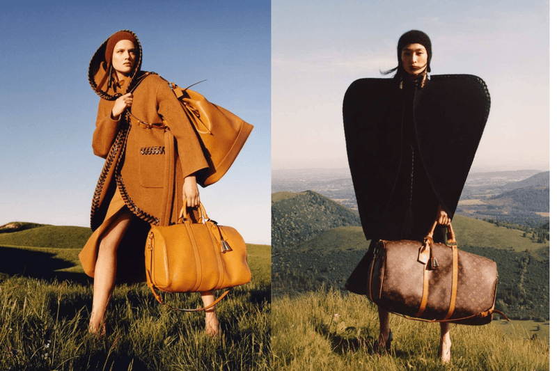 不是 Oversize 而已，Louis Vuitton 把外套穿成一座山