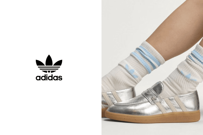 已經讓人想加入秋天鞋櫃：adidas 經典球鞋 Handball Spezial 變身銀色樂福鞋！