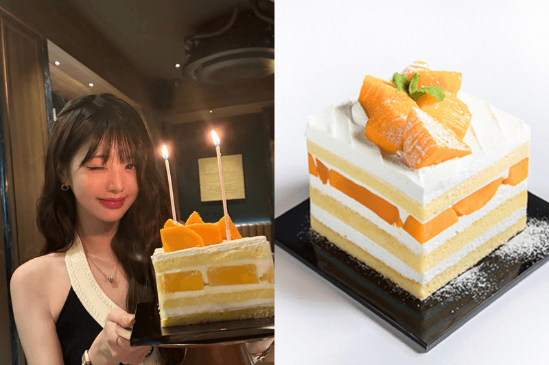 BLACKPINK 10週年直播同款蛋糕：張員瑛也愛吃的首爾新羅酒店芒果蛋糕