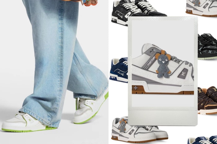 讓鞋櫃多一點可愛話題：Louis Vuitton LV Trainer 全新配色登場，小熊吊飾一登場就被鎖定！