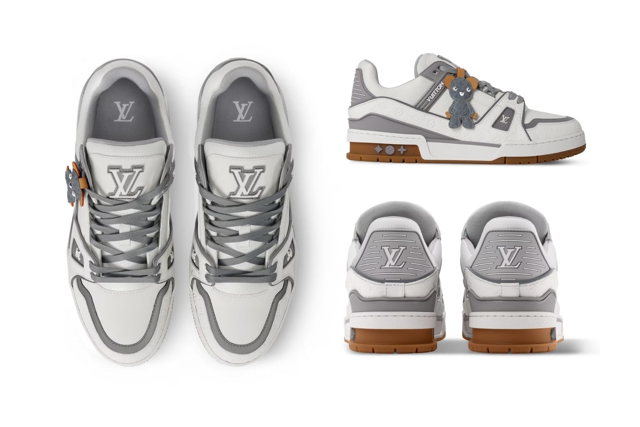 讓鞋櫃多一點可愛話題：Louis Vuitton LV Trainer 全新配色登場，小熊吊飾一登場就被鎖定！