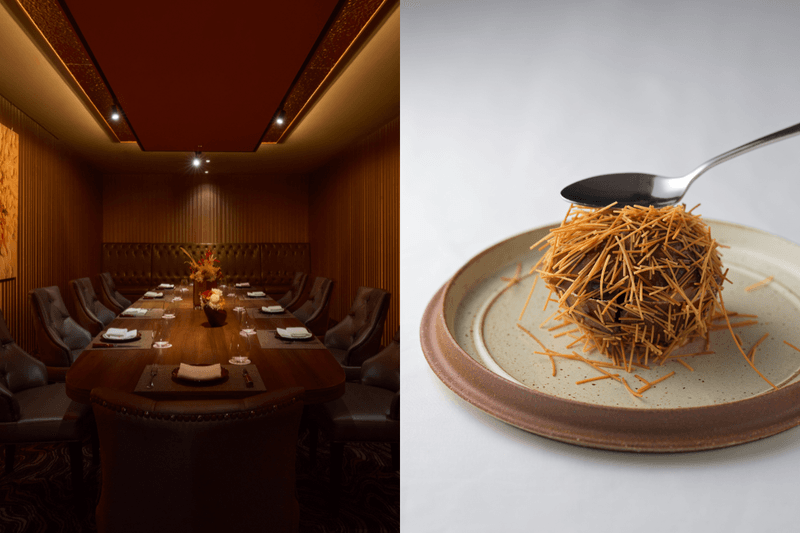 台北約會餐廳再一間：220 坪 AURA Bar &amp; Grill，「咖啡炸彈」還要敲開才吃得到！