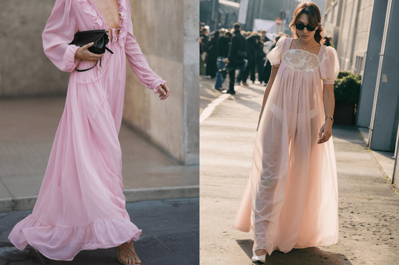 Babydoll Dress 之後輪到它：Bella Hadid、Kaia Gerber 都在穿，「奶奶睡衣」成最新 It Dress！