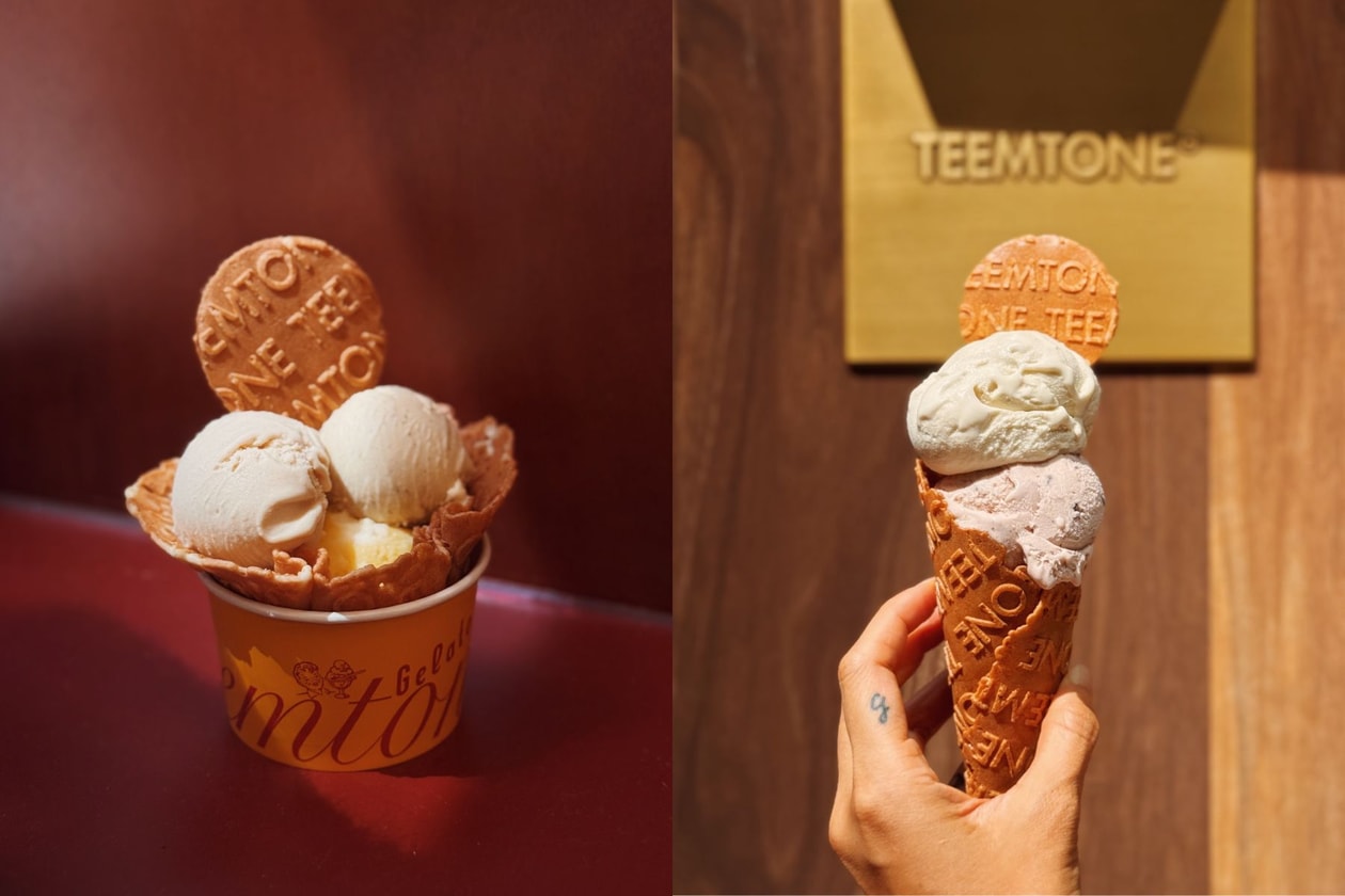 TEEMTONEfai’s first physical store on Upper Lascar Row in Sheung Wan 2026 with retro interior and brand-new ice cream flavors