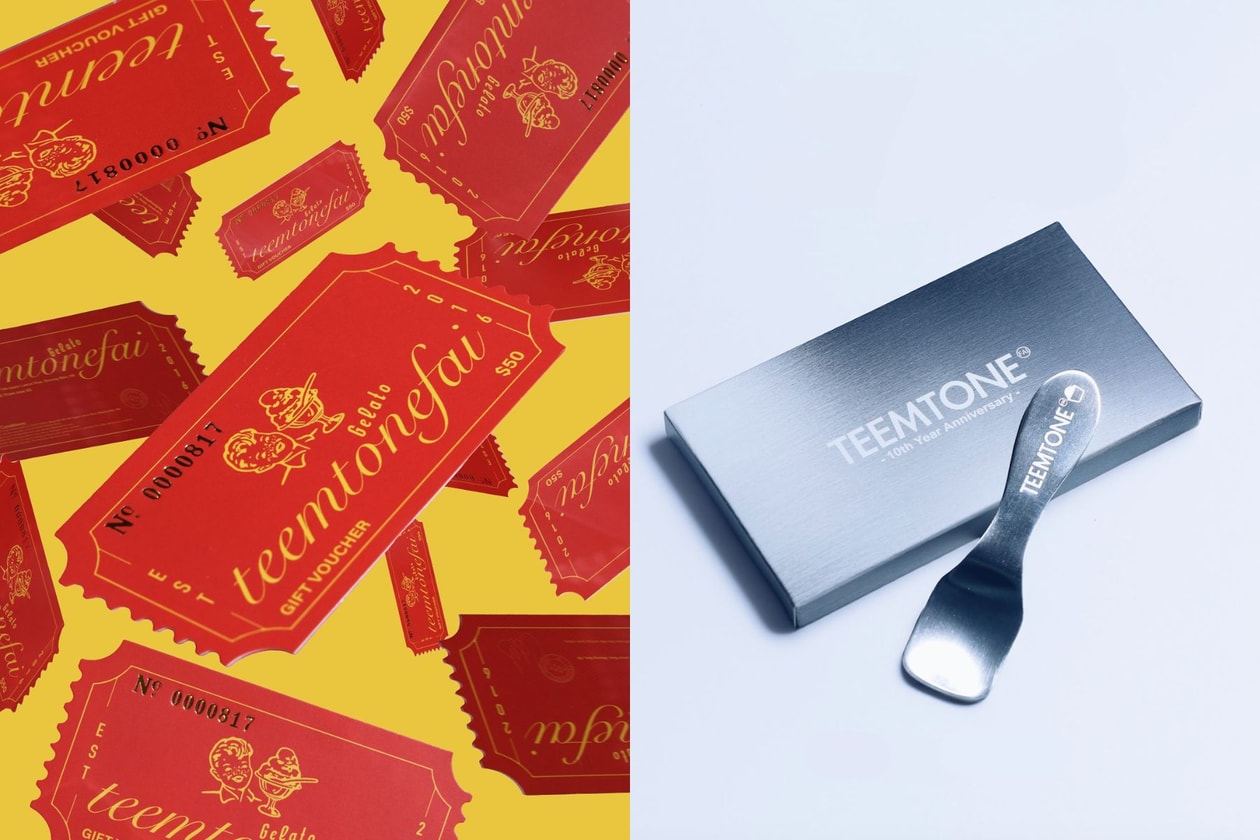 TEEMTONEfai’s first physical store on Upper Lascar Row in Sheung Wan 2026 with retro interior and brand-new ice cream flavors