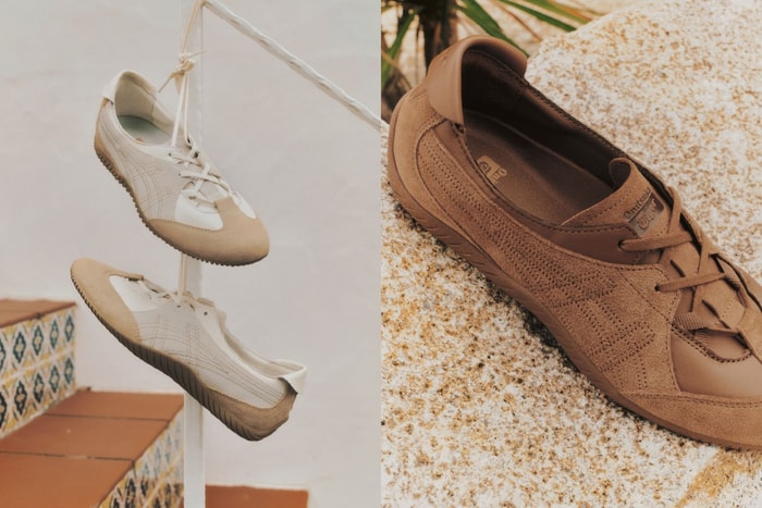 穿出日系低調優雅：Onitsuka Tiger 最新薄底鞋 TRAIRINA，麂皮拼接交織出輕盈高級質感！