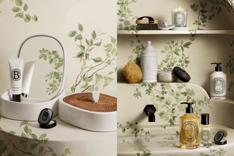 Diptyque Les Rituels de Soin 2026 collection featuring Le Matin and Le Soir body care rituals