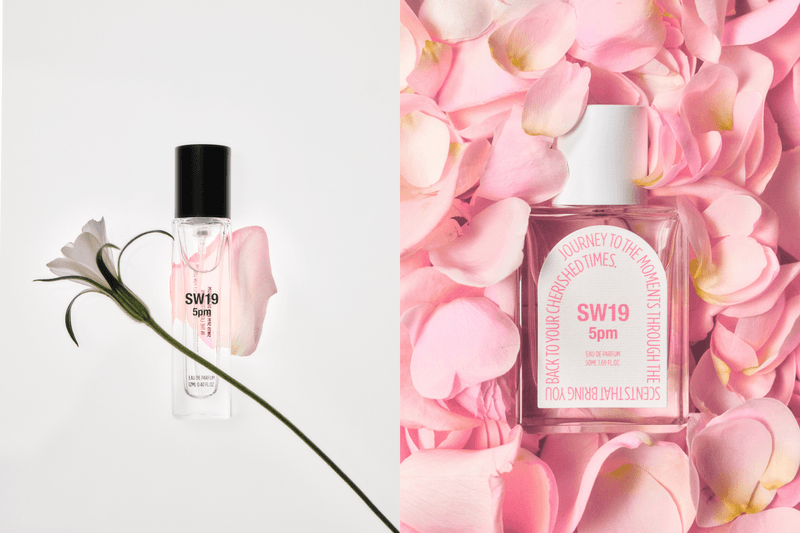 SW19 推出 5pm ROSE PETAL，以玫瑰香氣捕捉午後 5 點的黃金時刻。 