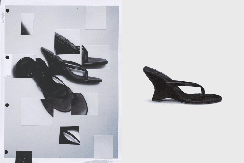 Kylie Jenner for Khy x Gia Borghini 2026 footwear collection featuring metallic chrome Studio Thong