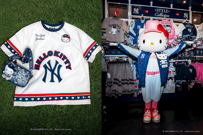 Hello Kitty 穿上洋基條紋！Yankee Stadium 也變成最可愛的應援現場