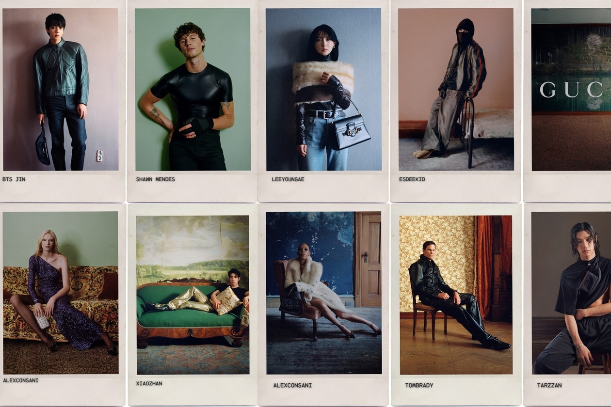 Gucci Primavera 廣告大片：Jin、Shawn Mendes、NINGNING 演繹現代文藝復興美學
