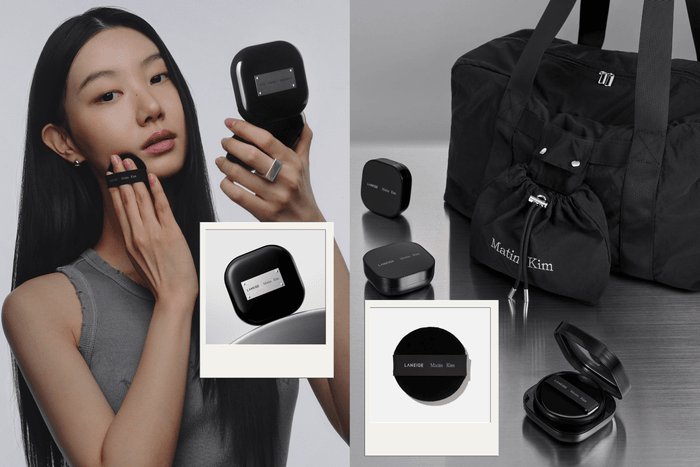連化妝包都讓人眼冒愛心:LANEIGE 首度聯乘 Matin Kim,變色唇釉與氣墊粉底換上極簡新裝!