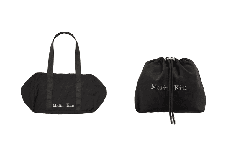 LANEIGE x Matin Kim 2026 limited edition collection featuring black and white packaging and fashion accessories.