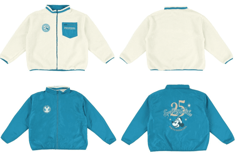東京迪士尼海洋 25 週年週邊：毛茸茸米奇耳朵、雙面外套，全染上「Jubilee Blue」！