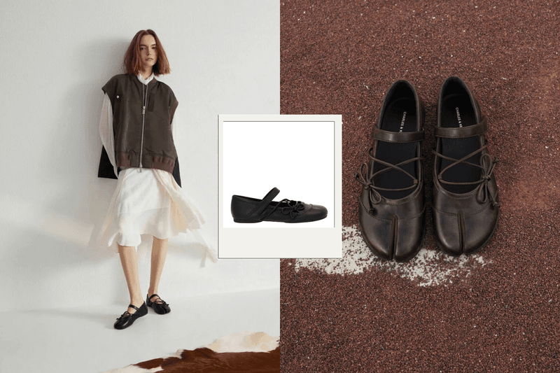 CHARLES & KEITH Aether 分趾瑪莉珍鞋：綁帶細節與微復古設計