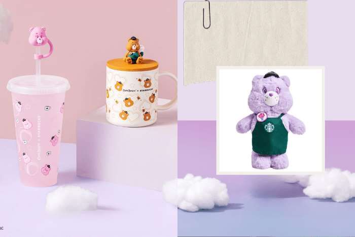 Care Bears 首度走進星巴克:穿上綠圍裙太可愛,DREAM PLAZA 還有限量 200 隻編號熊!